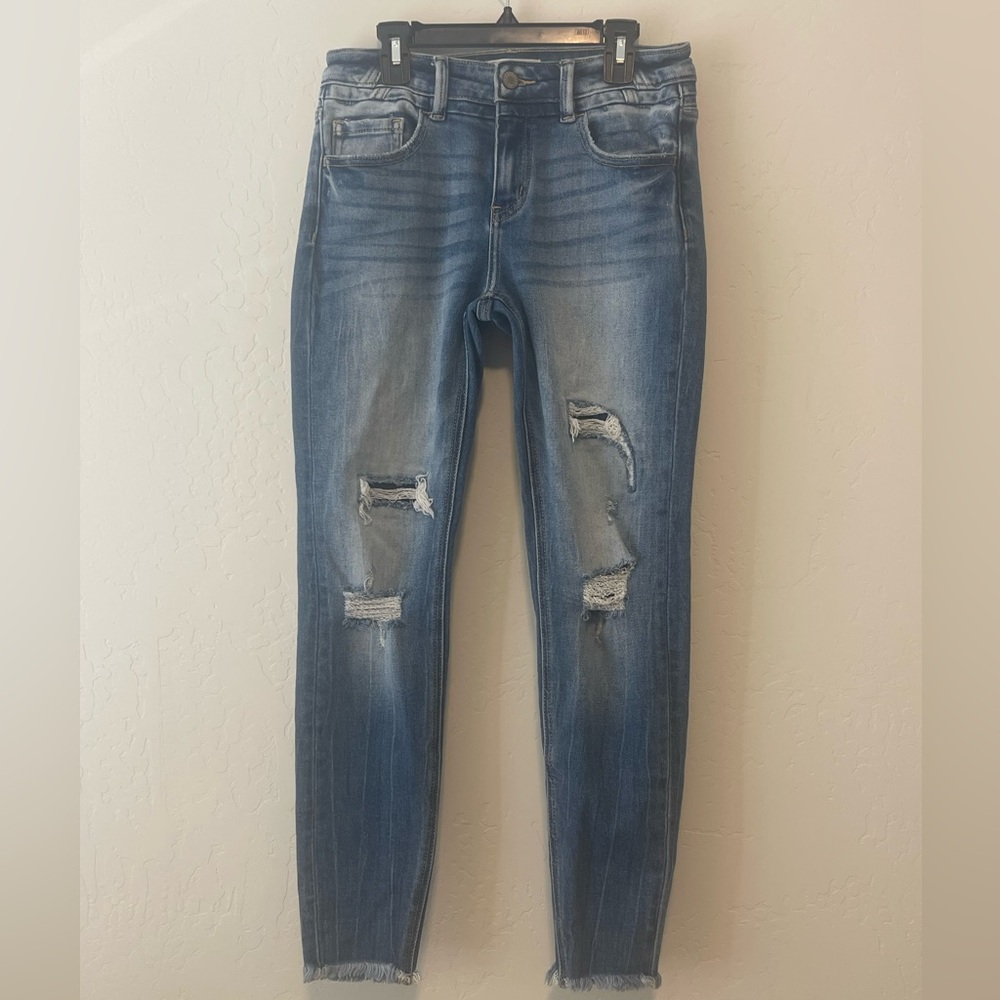 KanCan Signature Mid-Rise Ankle Skinny Jeans - Size 26